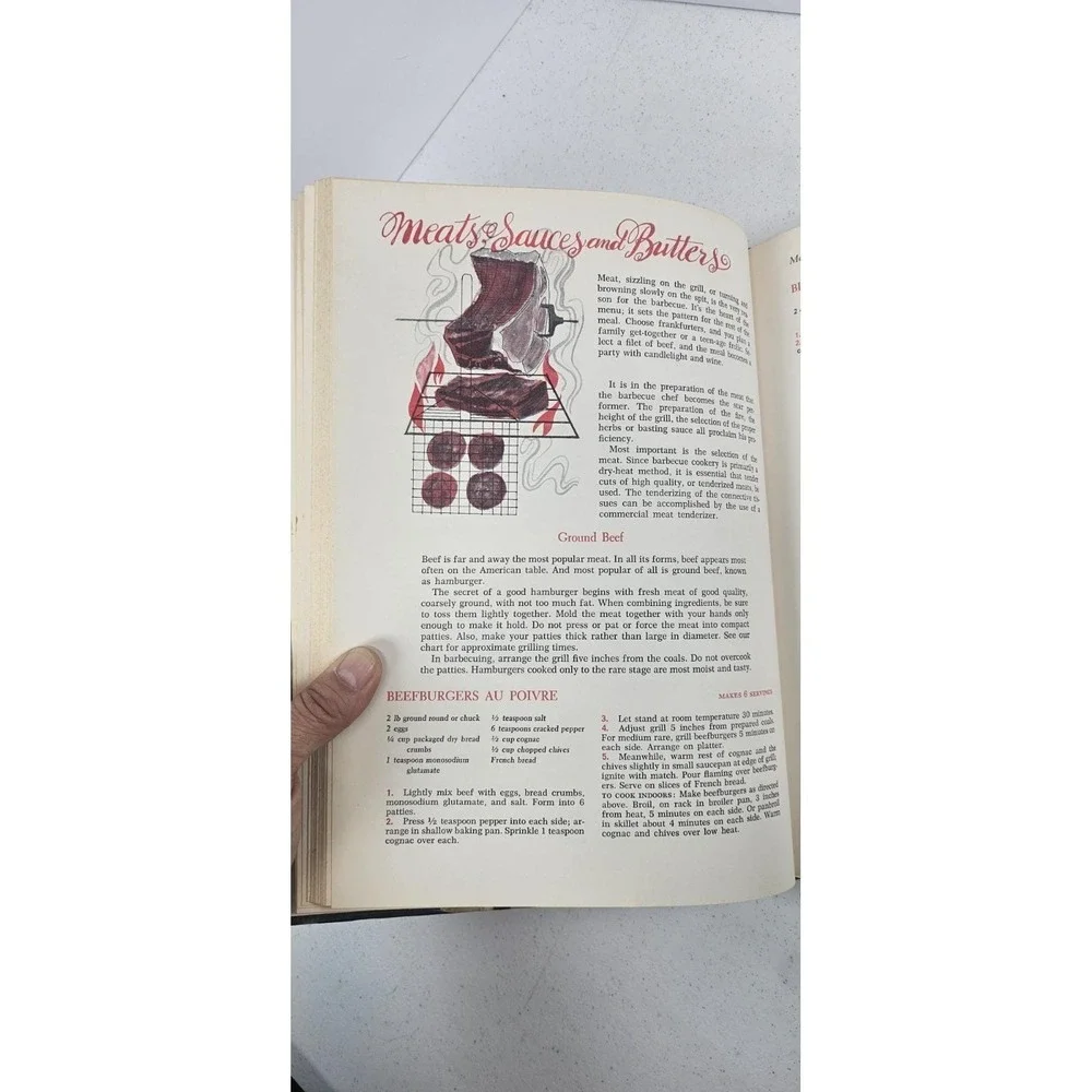 McCall's Barbecue Cookbook‎ 1965 Vintage Grill Recipes Random House 132 Pages